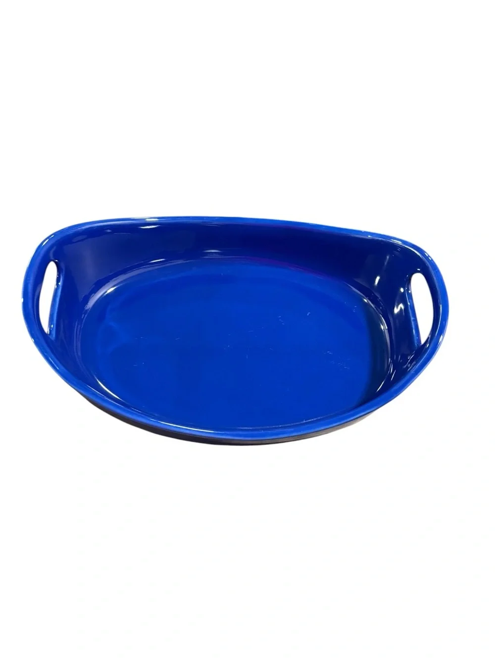 Rachael Ray Oval 2 Quart  Blue Stoneware Baker Baking Casserole Oven Dish Pan